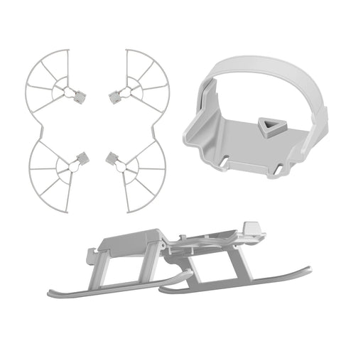 (3-in-1) Mini 3 Pro Propeller Guard + Landing Gear + Propeller Holder Strap for DJI Mini 3 Pro Accessories (NOT for 2022 DJI Mini 3)