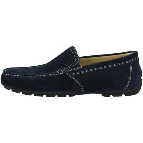 Geox Men's Monet18 Driving Moccasin,Blue,44 EU/11 M US