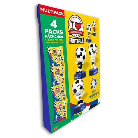 Topps UEFA Euro 2024 - I Love Football - Multipack (4 packets of figurines)