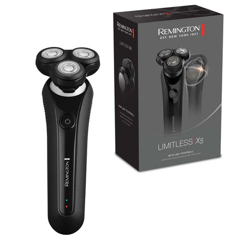 Remington X5 Men's Electric Razor [Wet & Dry Razor] 360° PivotBall Swivel (Flexible Shaving Heads, Detail Trimmer, PowerSense, Battery Operated, USB Charging Function) Rotation Shaver XR1750