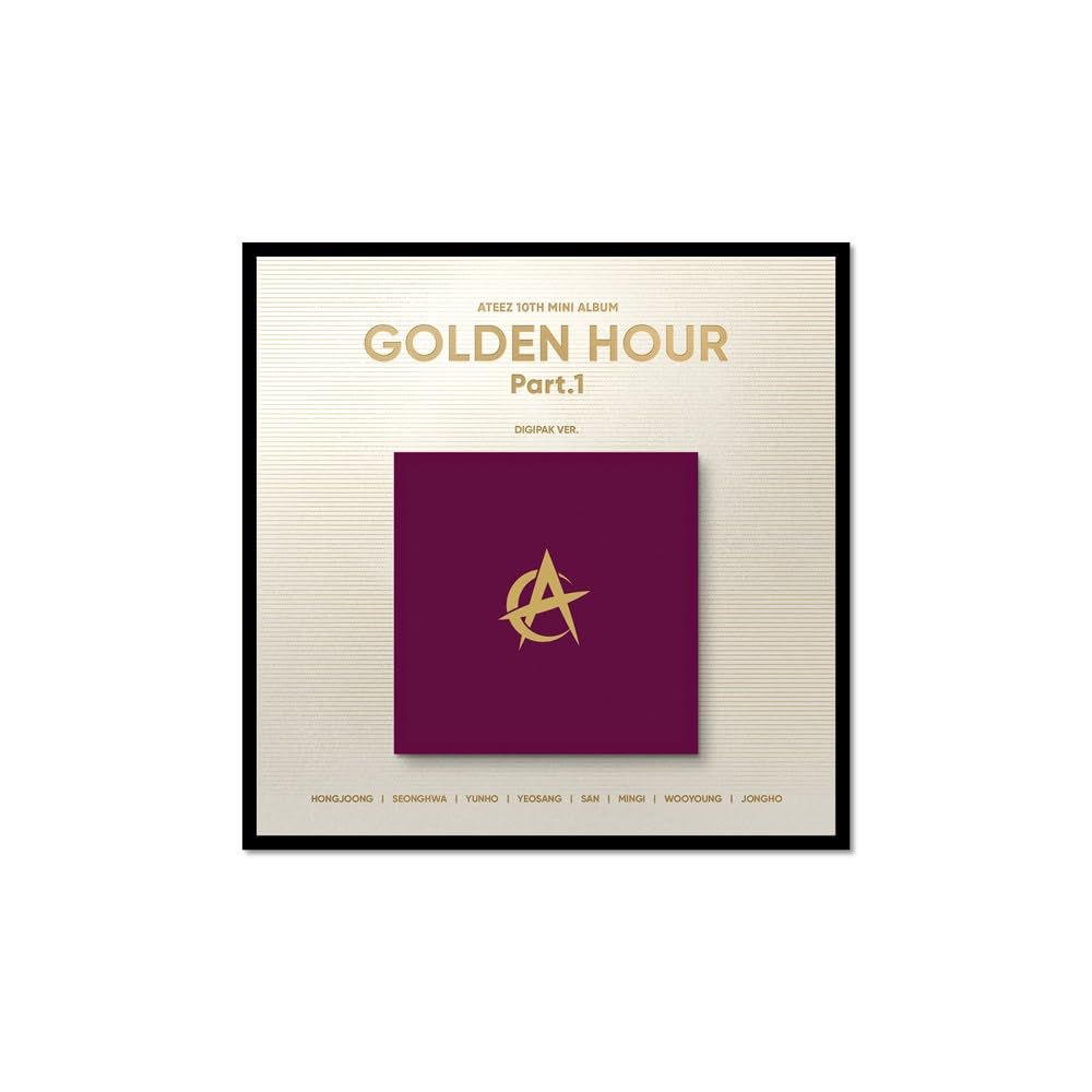 Dreamus ATEEZ GOLDEN HOUR : Part.1 10th Mini Album Digipak Digipack Ver (SAN), undefined