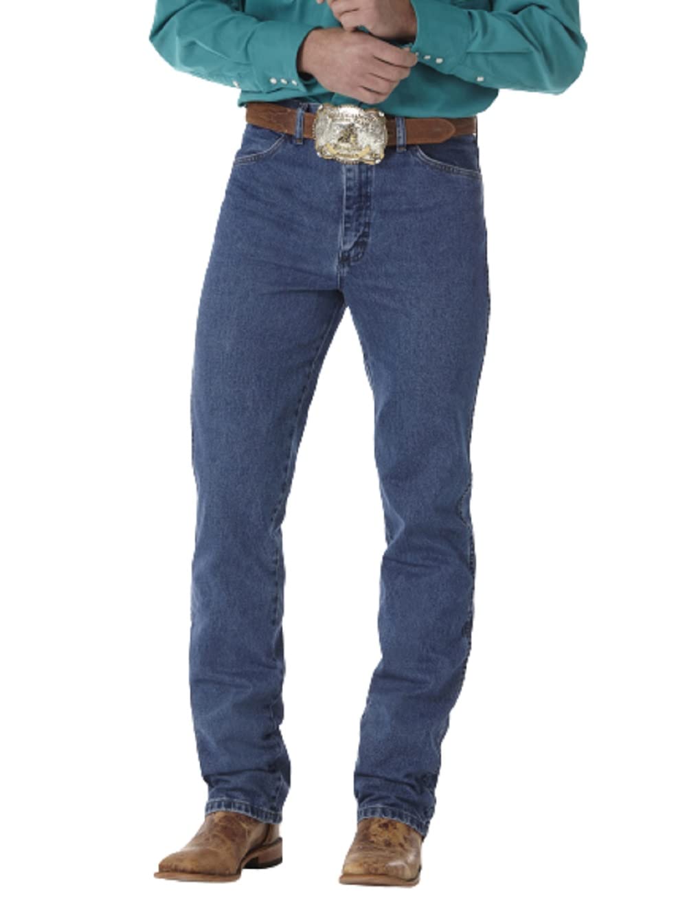 Wrangler Men's Cowboy Cut Slim Fit Jean, Stonewashed, 27W x 32L