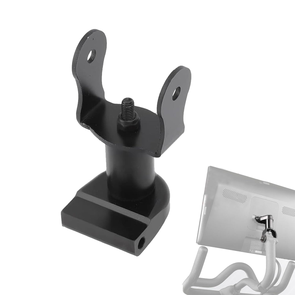 Screen Monitor Adjuster for Peloton Bike, Peloton Screen Swivel Mount, Stationary Bike Swivel Pivot, Aluminum Rotatable Monitor Adjuster for Peloton Bike Screen