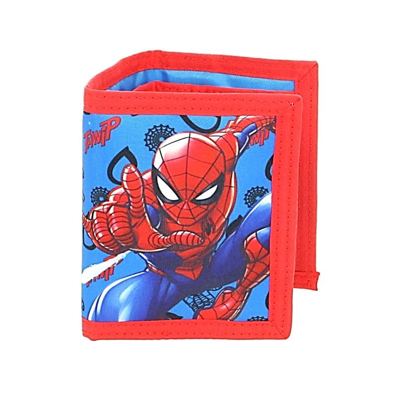 TDL Kids Childrens Tri-Fold Wallet Spiderman 3900 Coins Notes Money Original Purse