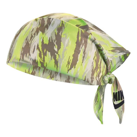 Nike Printed bandana, Khaki/Lime, One Size