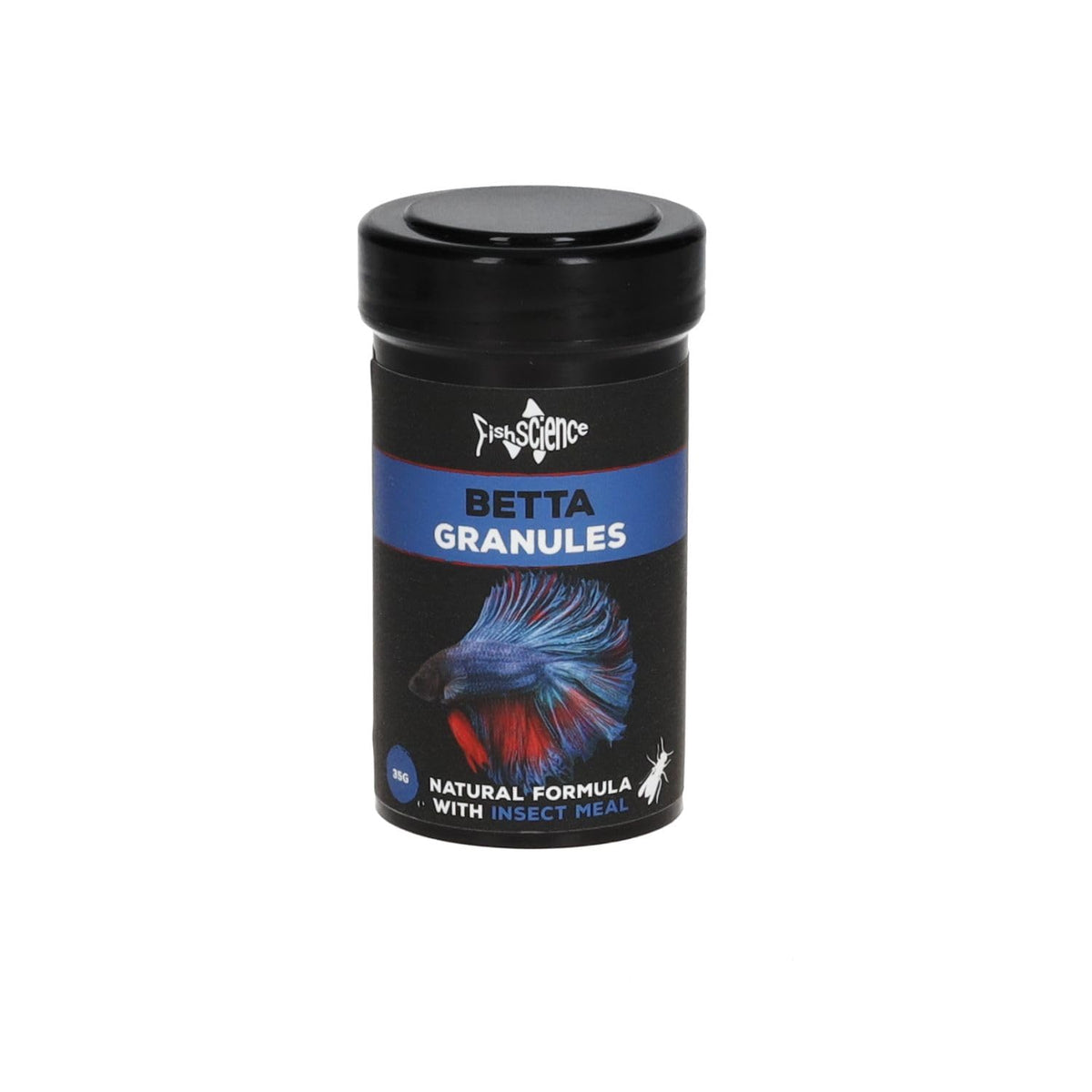 FishScience Betta Granules Food 35g | Fish Science Siamese Fighting Fish | Fighter Fish | Aquarium Feed | Betta Fish Food | Tropical Fish Food | Aquarium Fish Food | Betta Food | Spendens
