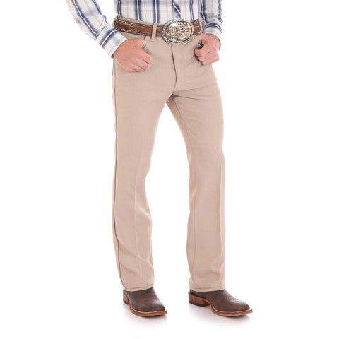 Wrangler mens Wrancher Jean dress pants, Dark Beige, 34W x 34L US