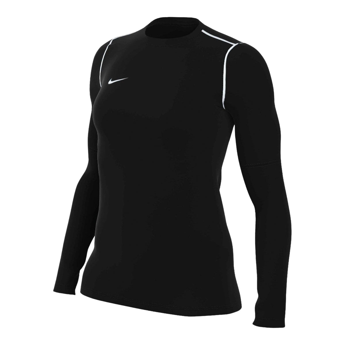 Nike FJ3006-010 W NK DF PARK20 Crew TOP R Sweatshirt Women's Black/White/White Size S