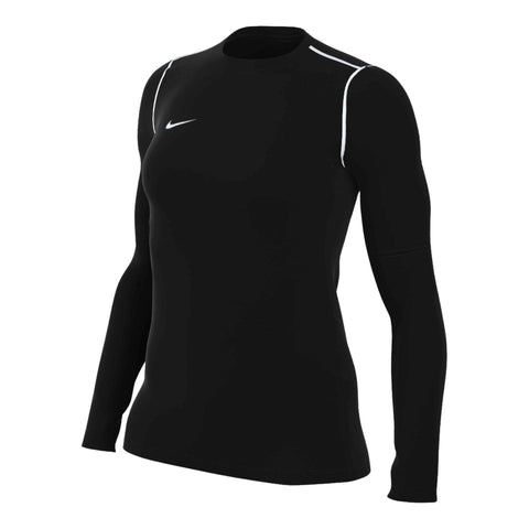 Nike FJ3006-010 W NK DF PARK20 Crew TOP R Sweatshirt Women's Black/White/White Size S