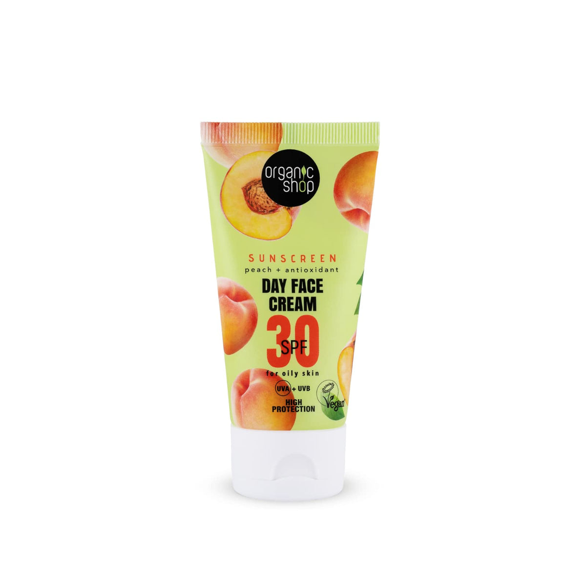 Organic Shop Sunscreen Day Face Cream 30 SPF Oily skin (50ml)