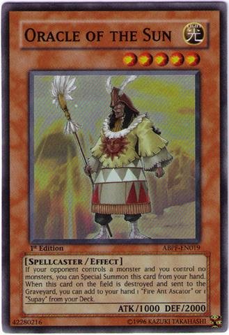Yu-Gi-Oh! - Oracle of The Sun (ABPF-EN019) - Absolute Powerforce - Unlimited Edition - Super Rare