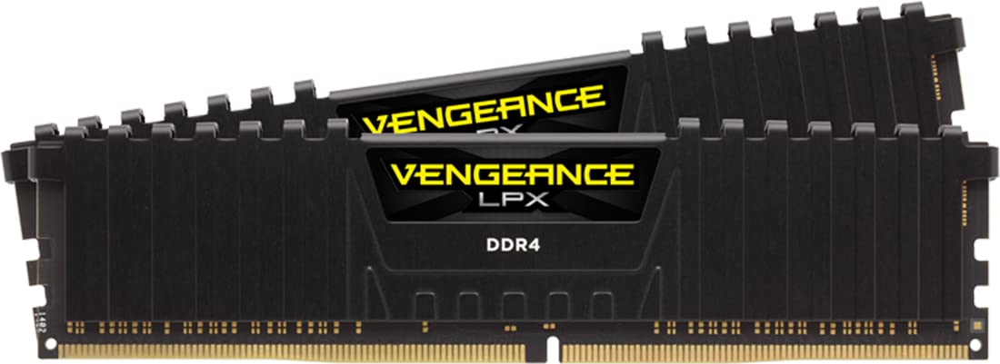 Corsair VENGEANCE LPX DDR4 RAM 16GB (2x8GB) 3000MHz CL16 Intel XMP 2.0 Computer Memory - Black (CMK16GX4M2D3000C16)