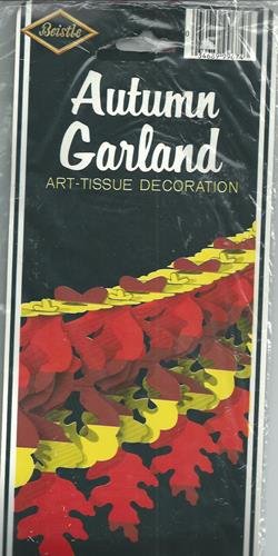 Thanksgiving Fall Autumn Garland Leaves Parties Celebrations Harvest Fun 12 Ft