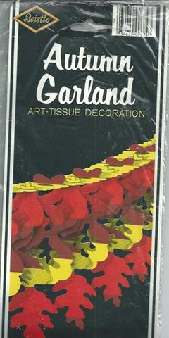 Thanksgiving Fall Autumn Garland Leaves Parties Celebrations Harvest Fun 12 Ft