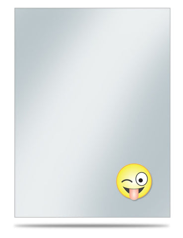 "Silly Face" Emoji Standard Size Printed Deck Protector Covers
