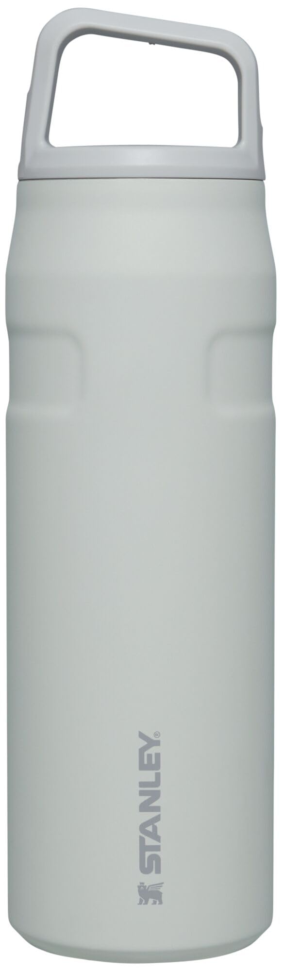 Stanley IceFlow Cap and Carry Water Bottle 24 oz | Wide Mouth Twist Lid | Lightweight and Leakproof for Travel and Sports | Insulated Stainless Steel | BPA-Free | Fog Glimmer
