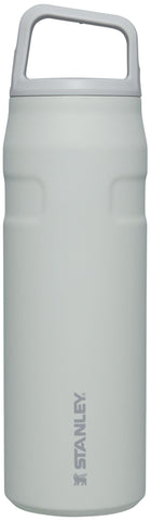 Stanley IceFlow Cap and Carry Water Bottle 24 oz | Wide Mouth Twist Lid | Lightweight and Leakproof for Travel and Sports | Insulated Stainless Steel | BPA-Free | Fog Glimmer