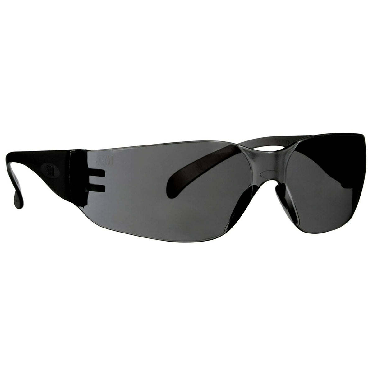 3M Safety Eyewear, 4 Pack, Impact-Resistant Lens, Blocks 99.9% of UV, Scratch-resistant coating, Contoured Design, Gray Lenses Help Reduce Sunlight, Sleek Design Safety Glasses (90954H4-DC)