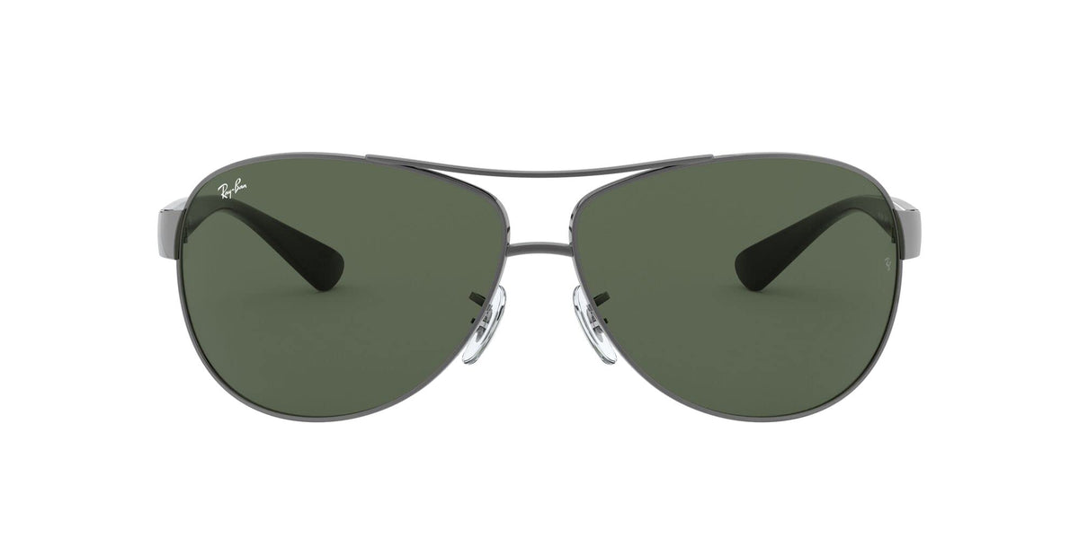Ray-Ban Aviator Sunglasses, Black (GUNMETAL Black), 63