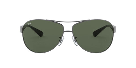 Ray-Ban Aviator Sunglasses, Black (GUNMETAL Black), 63