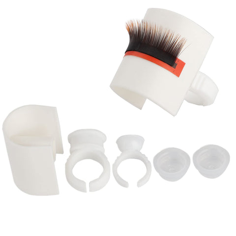 U-points False Lashes Adhesive Pallet Ring for Eyelash Extensions, Glue Pallet Holder(01#)