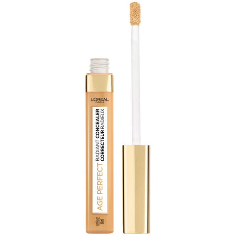 Lâ€™OrÃ©al Paris Age Perfect Radiant Concealer with Hydrating Serum and Glycerin, Honey Rose