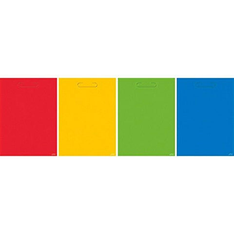 Rainbow Large Loot Bags, 15" x 11", Pack Of 8