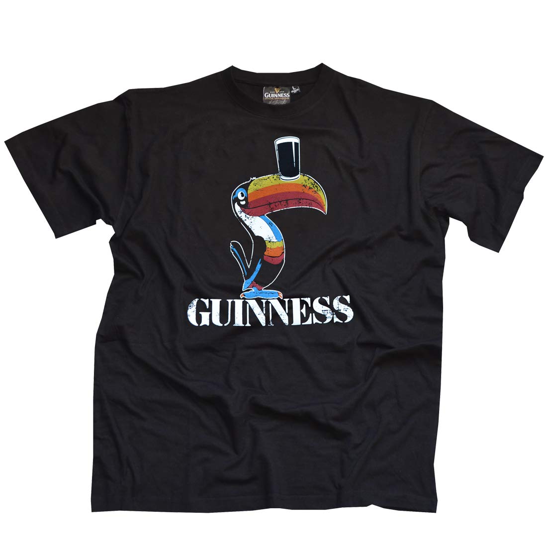 Guinness Toucan T Shirt ,Black,Medium