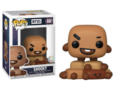 Funko Shooky + Protector: BT21 Pop! Line Friends (Bundled with ToyBop Box Protector Collector Case) #684/40239