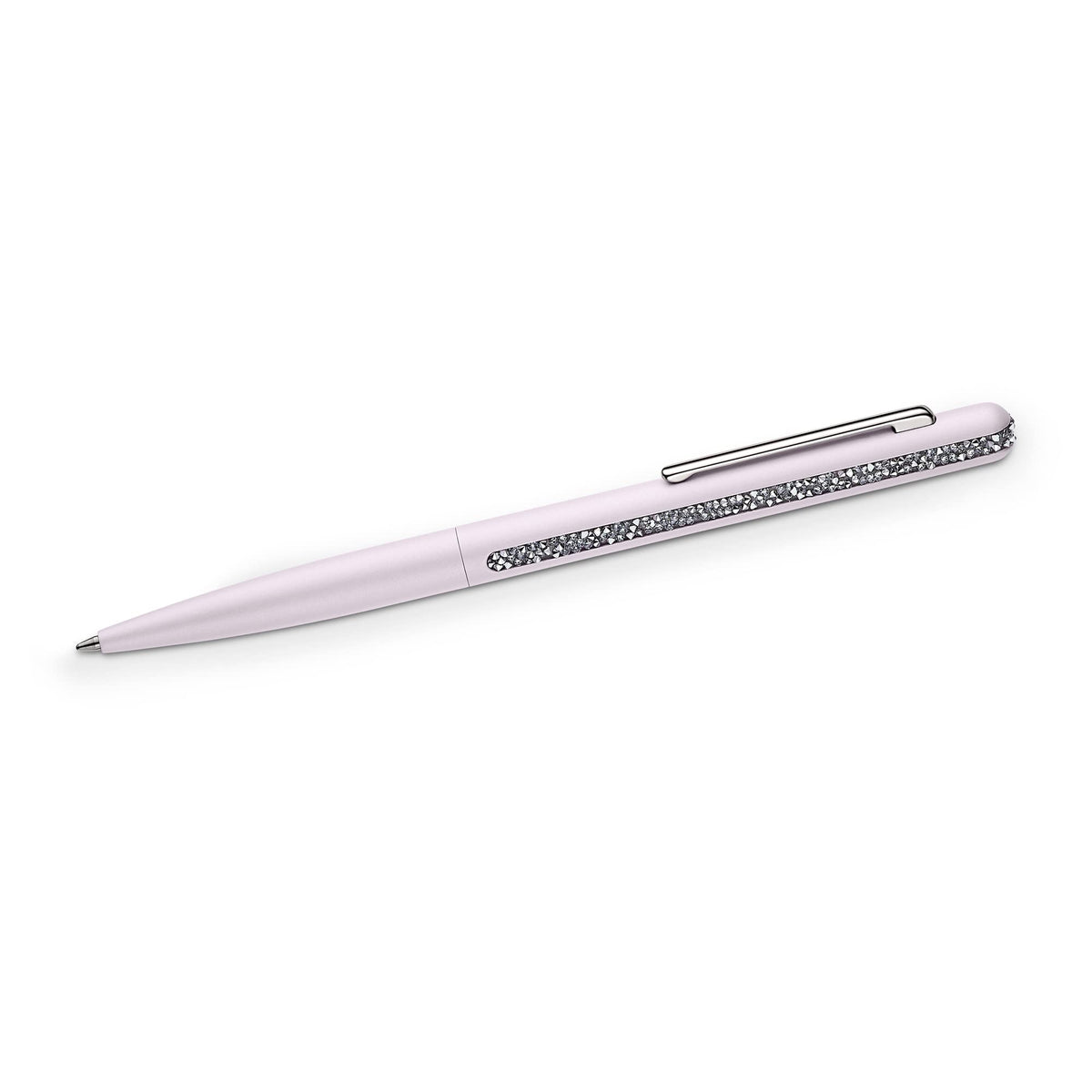 Swarovski Crystal Shimmer Ballpoint Pen for Women, Black Ink with Pink Crystals and Rose Gold Tone Bath, from the Crystal Shimmer Collection