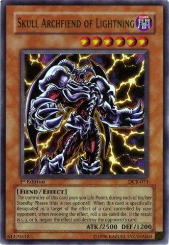 Yu-Gi-Oh! - Skull Archfiend of Lightning (DCR-073) - Dark Crisis - 1st Edition - Ultra Rare