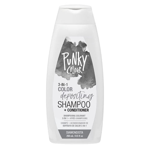 Punky Diamondista 3-in-1 Color Depositing Shampoo & Conditioner with Shea Butter and Pro Vitamin B that helps Nourish and Strengthen Hair, 8.5 oz