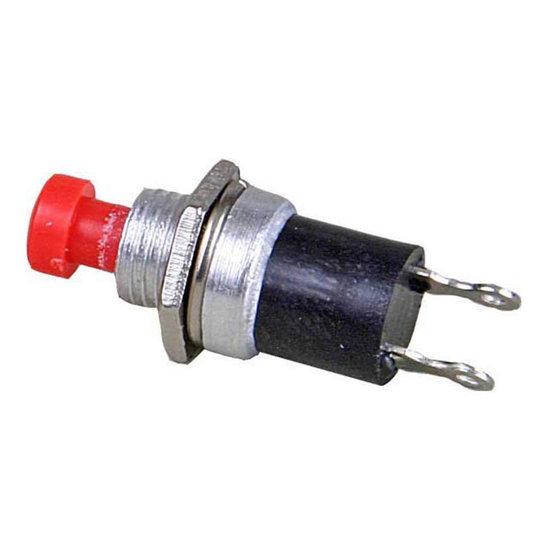 Kadee 165 A Scale Single-Pole Single-Throw Push-Button Control Panel Switch - Quickie - Red - Normally Open pkg(4)