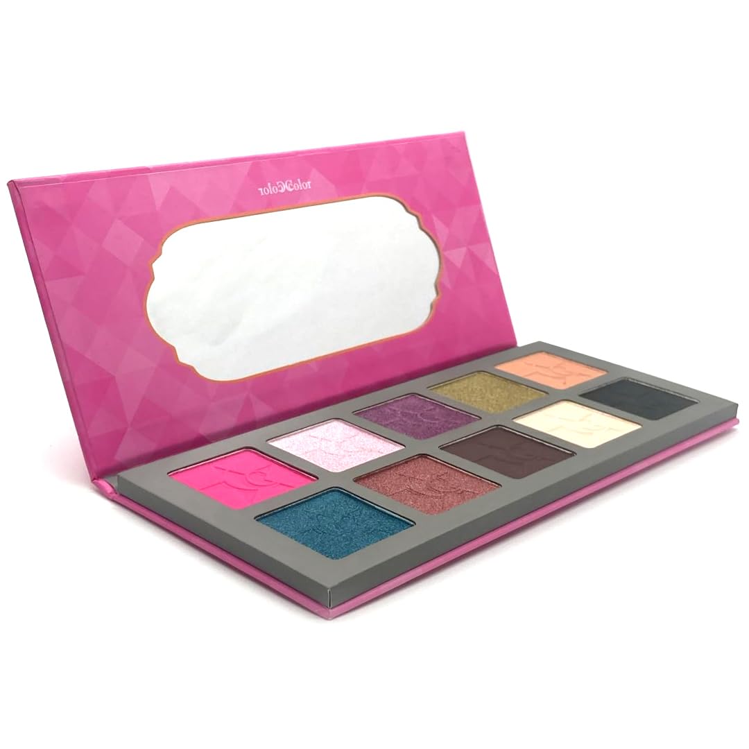 Eye Shadow 10 color pallet with mirror case.