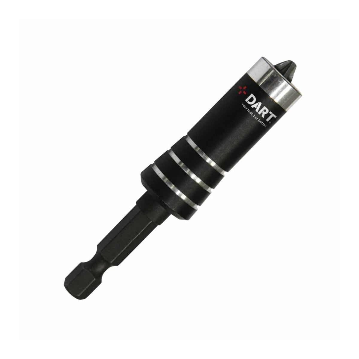 DART Premium Double Magnetic Bit Holder | Suitable for 1/4Ã¢â‚¬Â Insert Bits and 25mm Driver Bits | Eliminate Pre-Drilling | in-Built Spring for Countersinking