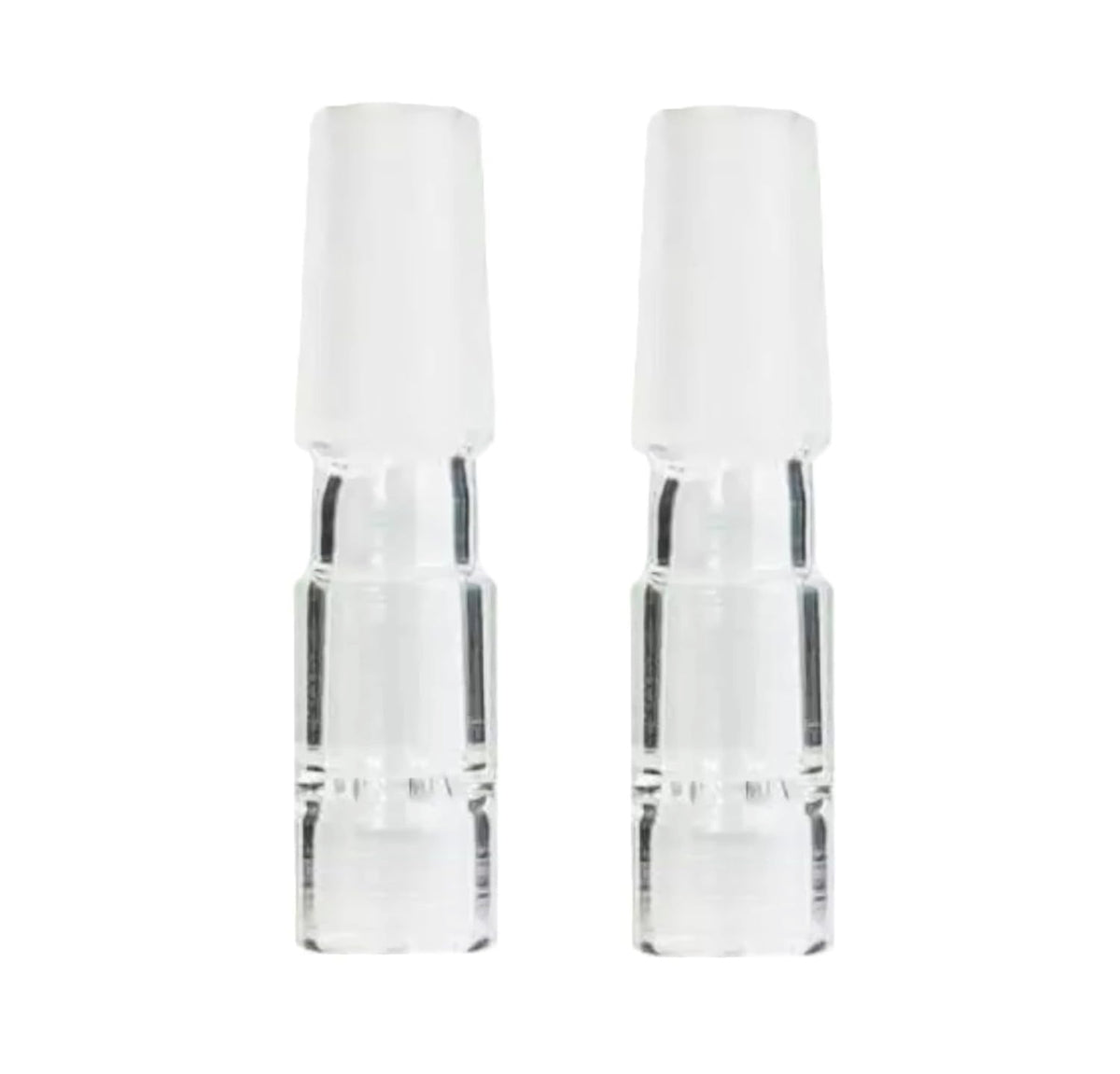 (2 PACK) Glass Water Bubbler Tube Stem for Arizer Solo Air Max (Upgraded) (Glass by BMTick)