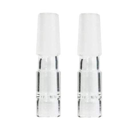 (2 PACK) Glass Water Bubbler Tube Stem for Arizer Solo Air Max (Upgraded) (Glass by BMTick)
