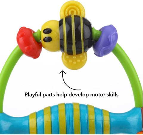 Nuby Silly Spinwheel Toy with Suction Base - Interactive High Chair Toy for Babies and Toddlers - 6+ Months