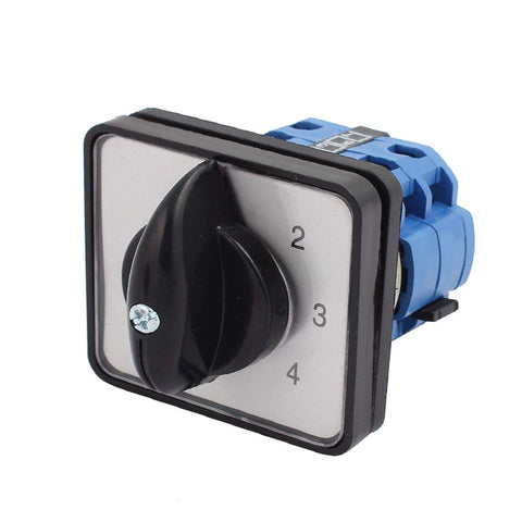 New Lon0167 Ue 660V Ith 16A 8 Screw Terminals 4 Positions Rotary Cam Changeover Switch(Ue 660 ? Ith 16A 8 Schraubklemmen 4 Positionen Drehscheiben-Umschalter
