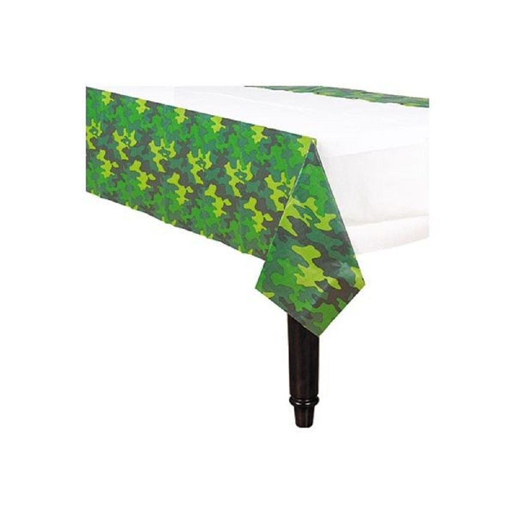 Camouflage Paper Table Cover, Party Favor