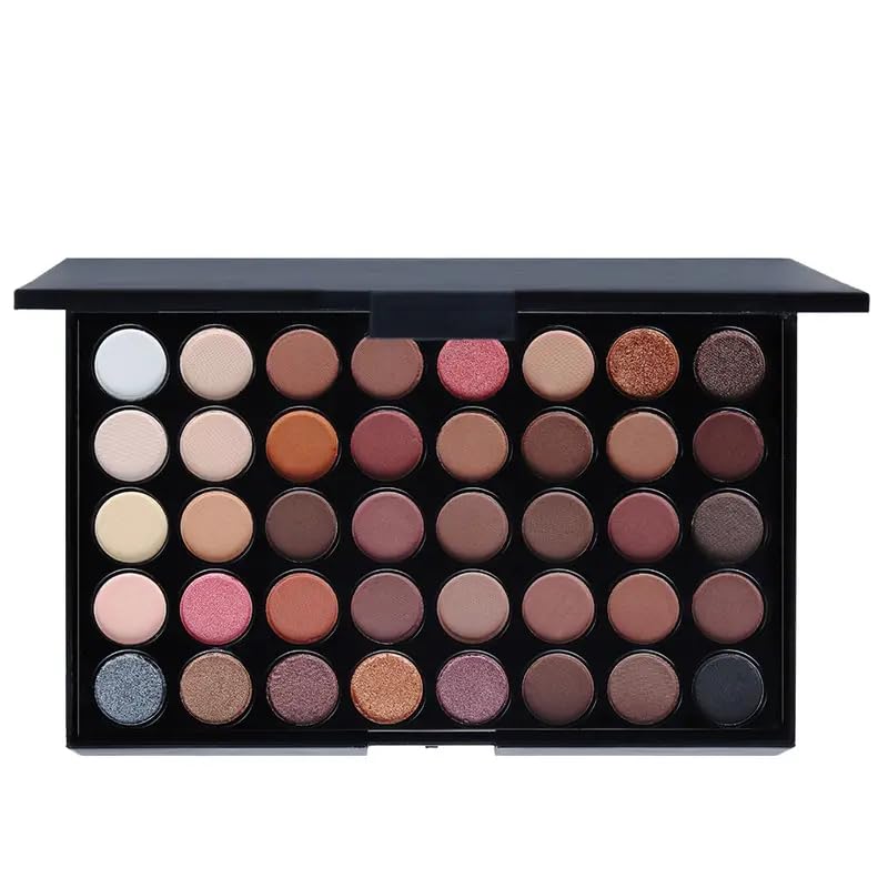 40 Colors Eye Makeup Palette, Matte Shimmer Metallic Eyeshadow Palette