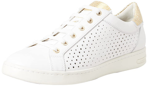 Geox Women's Low-Top Sneakers, White Gold, 10