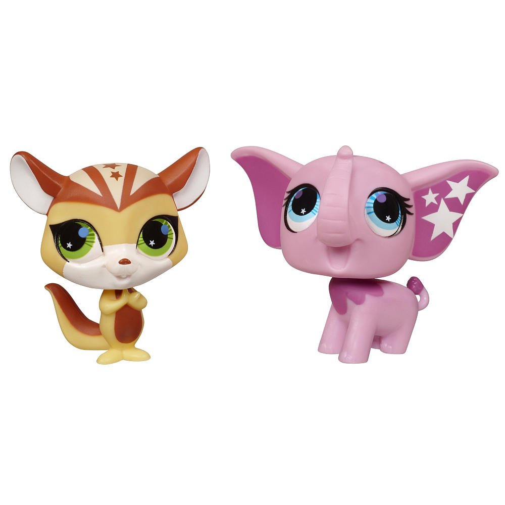 Littlest Pet Shop Totally Talented Chipmunk and Elephant # 2692 and 2693