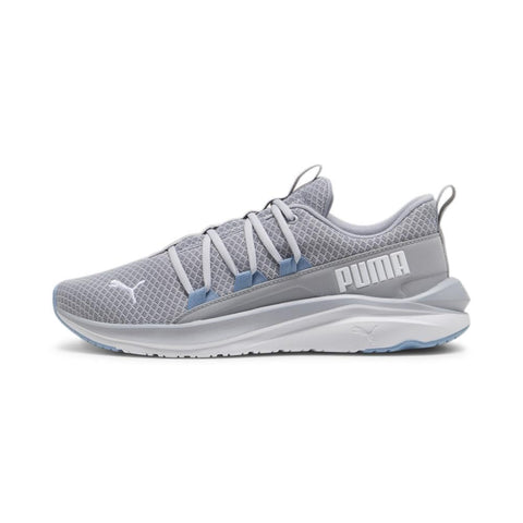 PUMA Mens Softride One4all Cross Trainer, Gray Fog-PUMA Mens White-Zen Blue, 7