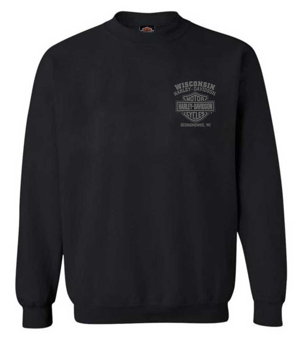 Harley-Davidson Men's Halo Willie G Skull Fleece Pullover Sweatshirt (M)