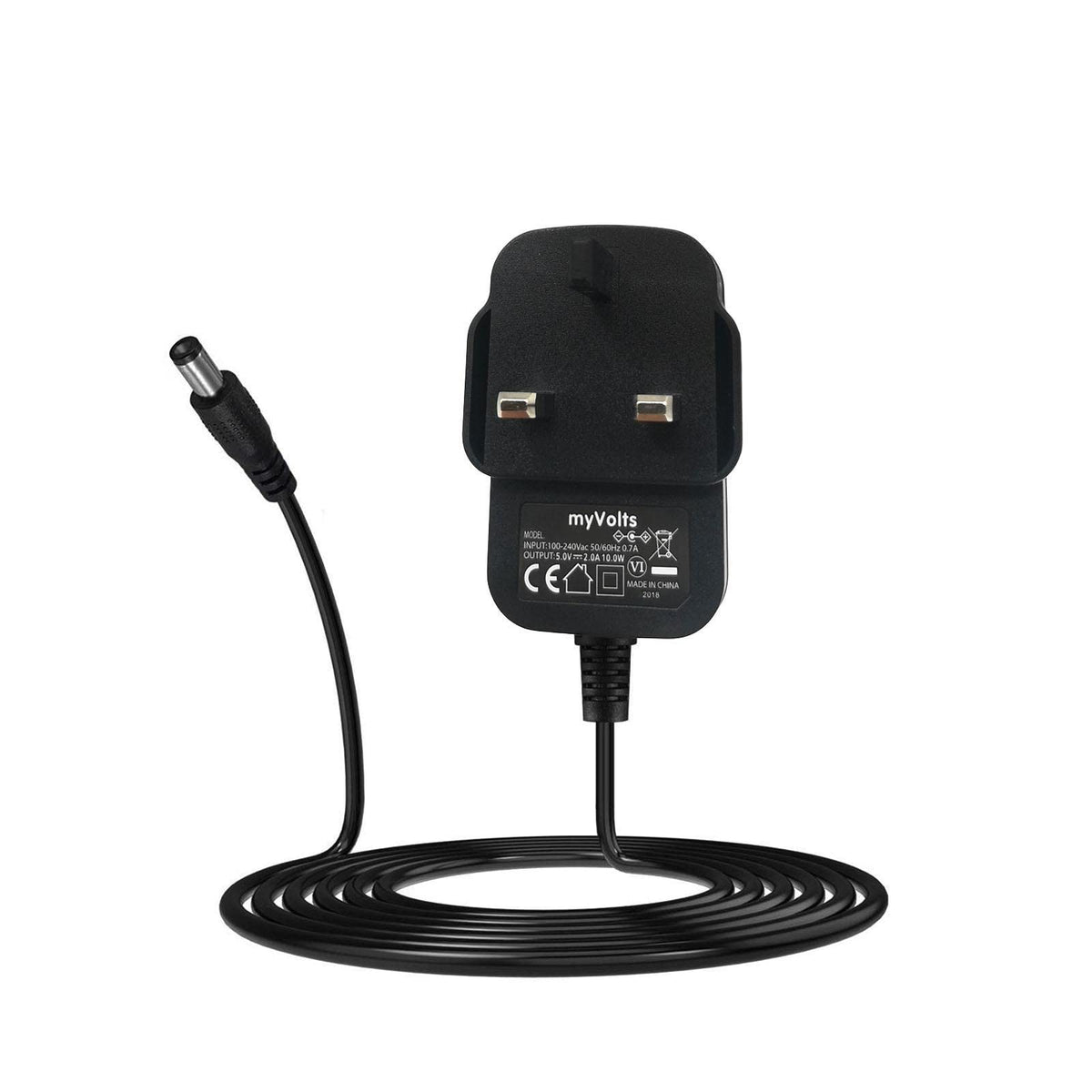 MyVolts 5V power supply adaptor compatible with Medela Swing Electric Breast Pump - UK plug