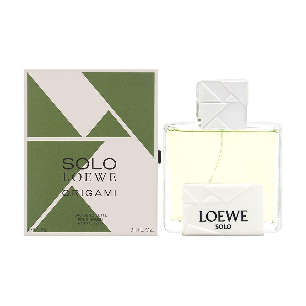Loewe Solo Origami for Men Eau De Toilette Spray, 3.4 Ounce