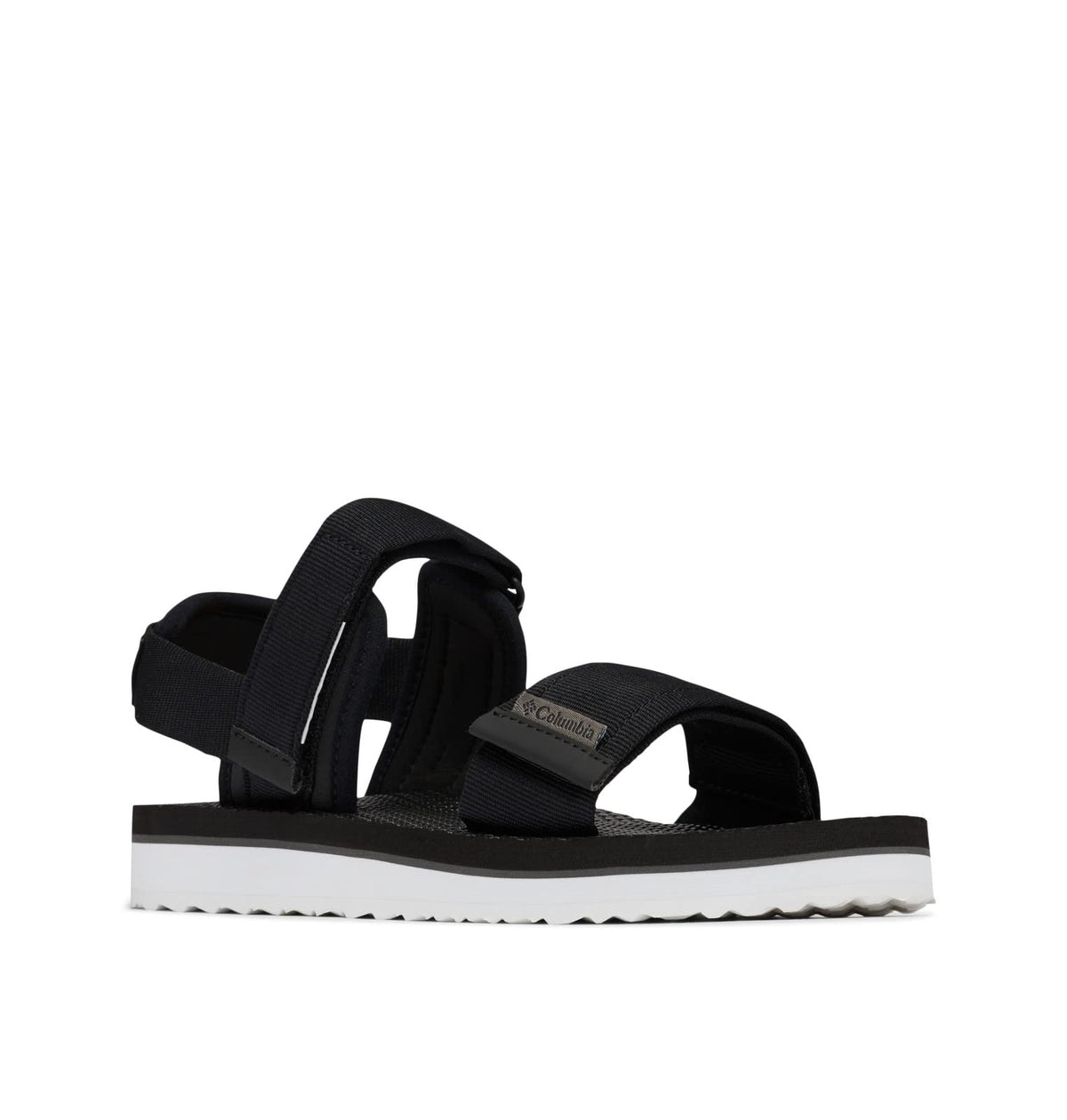 Columbia Women's Via Sandal, Black/White, 8