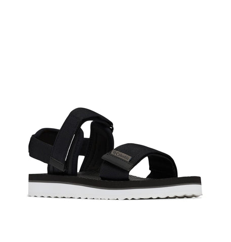 Columbia Women's Via Sandal, Black/White, 8