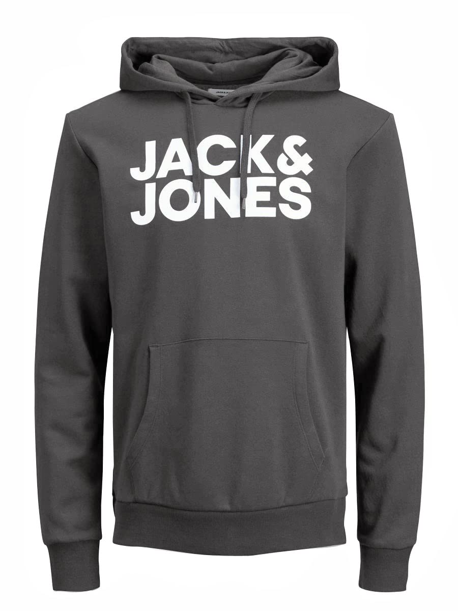 JACK & JONES Menâ€™s Logo Hoodie, XXXL